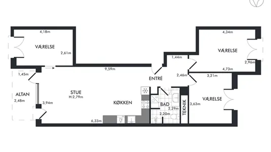 Lejligheder i København SV - billede 2